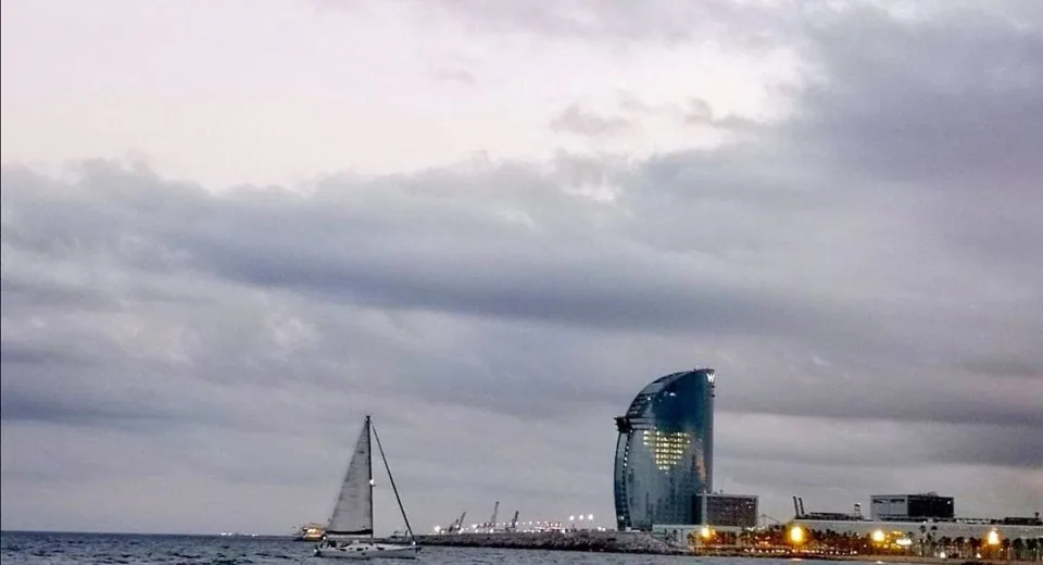 The Hotel W in Barcelona
